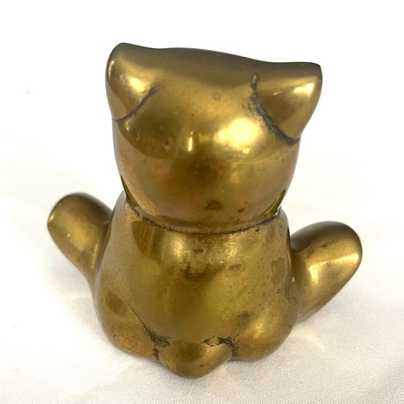 Vintage Brass Bear - Picture 2 of 3